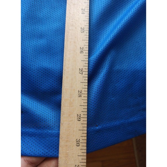 Nike Men's Shirt Medium Blue Plain Embroided Logo The Nike Tee Sport - Picture 6 of 8